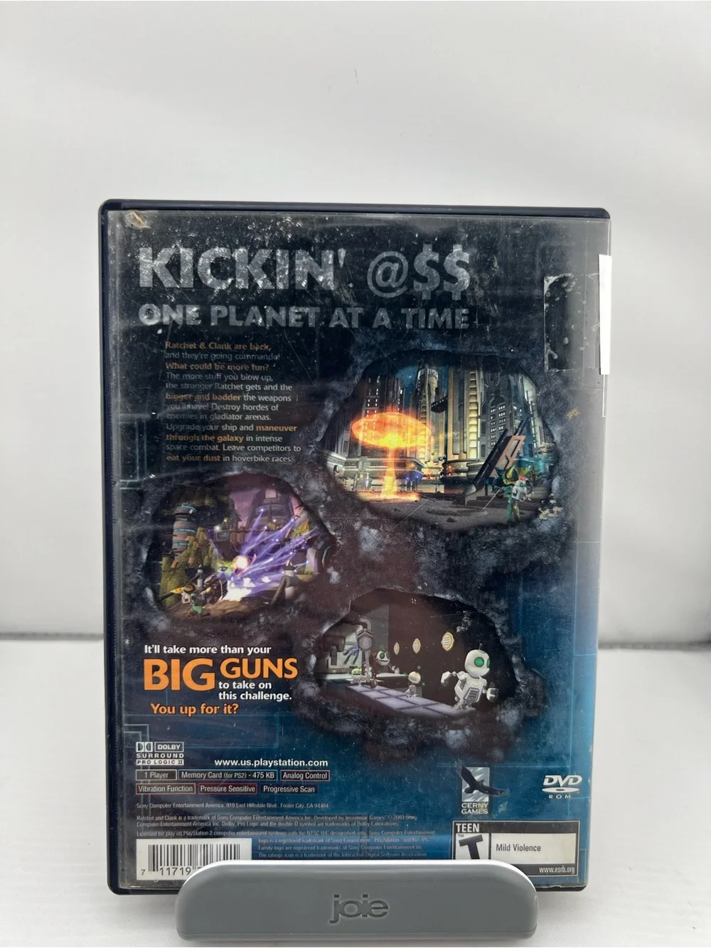 📀PlayStation 2 Sony Ratchet & Clank: Going Commando - Black Case